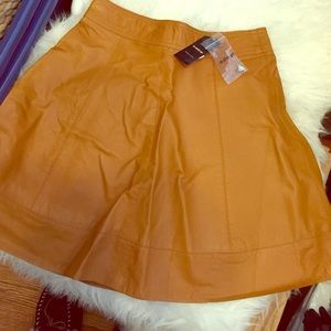 Bebe leather skirt
